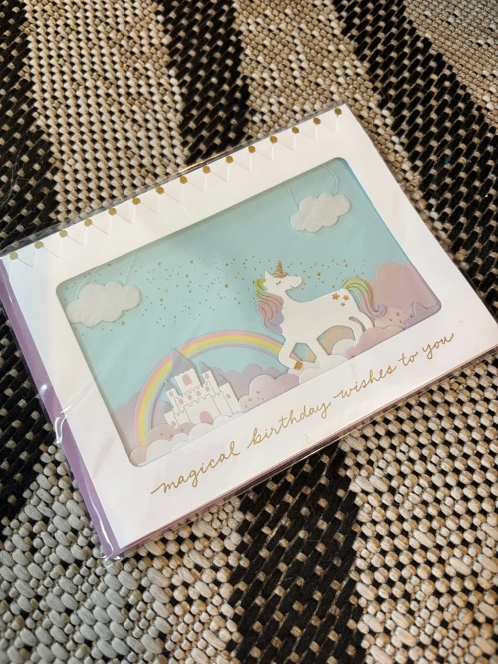 🆕Papyrus 3D Magical Unicorn Birthday Greeting Card